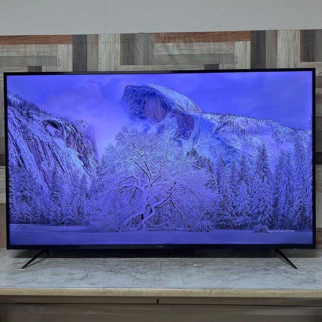 即日受渡❣️全国送料込3年前購入アイリスオーヤマ65型4Kチューナー内蔵液晶テレビ