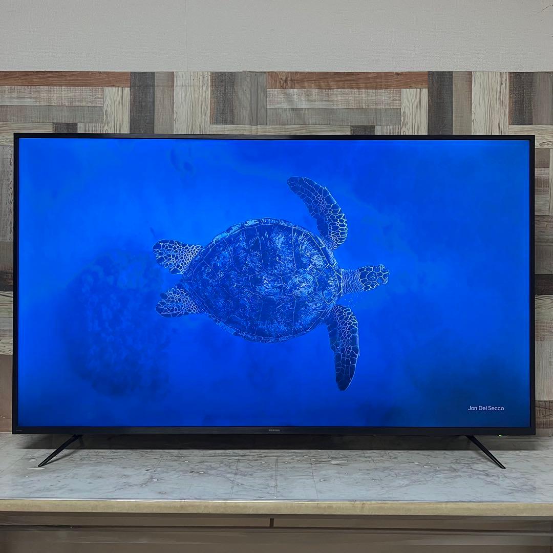 即日受渡❣️全国送料込3年前購入アイリスオーヤマ65型4Kチューナー内蔵液晶テレビ