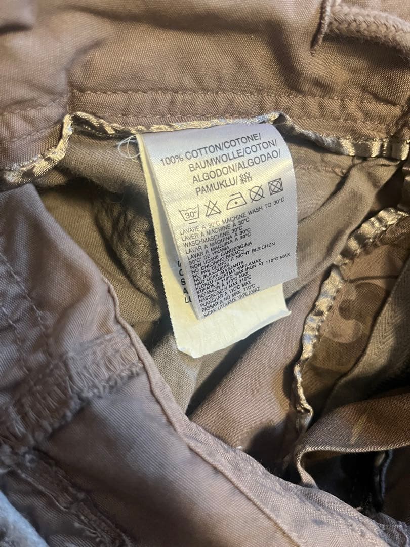 00s DIESEL 迷彩 カモ ディーゼル 和柄 波 パンツ y2k ギミック