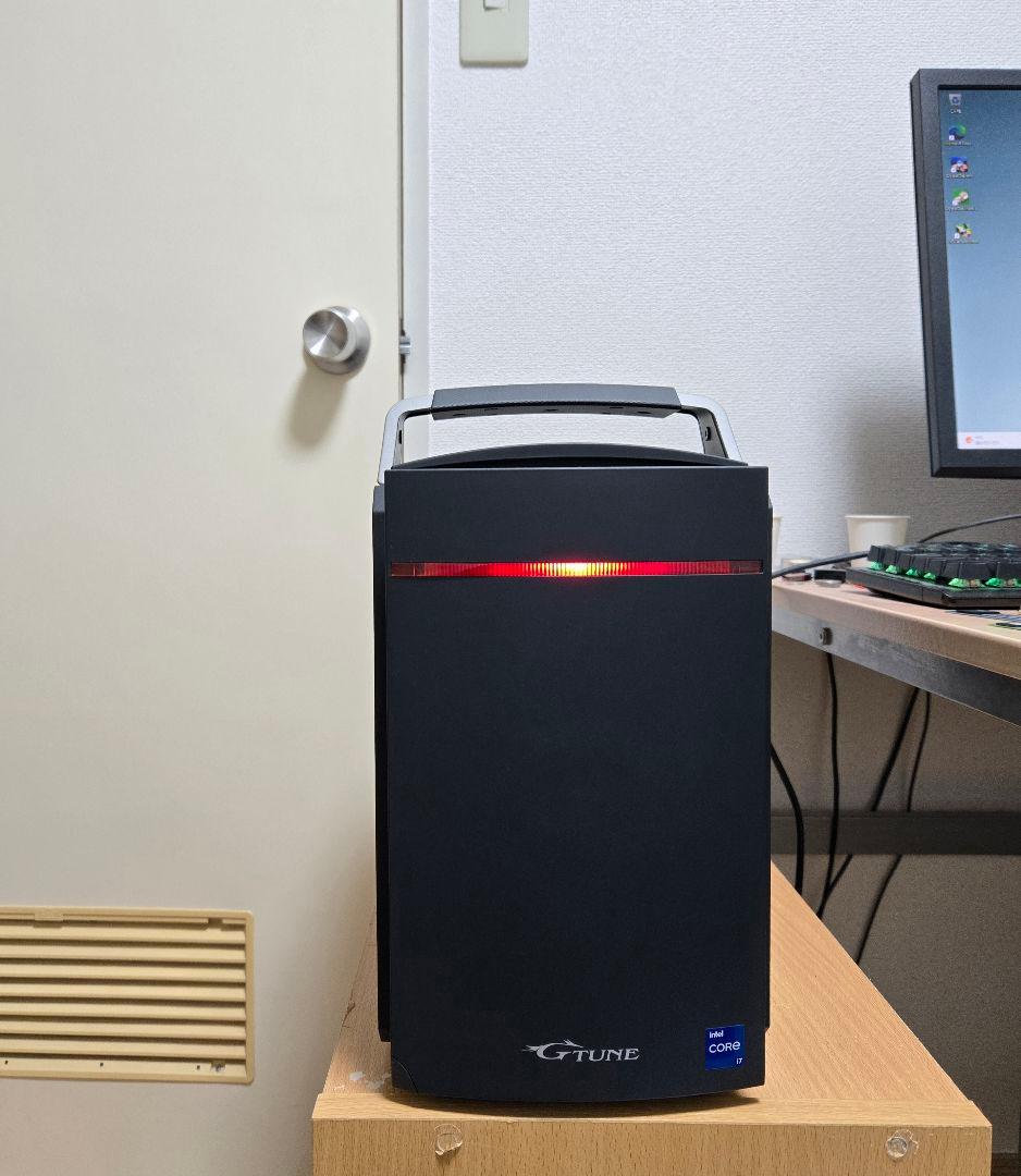 小型 ゲーミングpc G-TUNE i7 RX6600XT Wi-Fi
