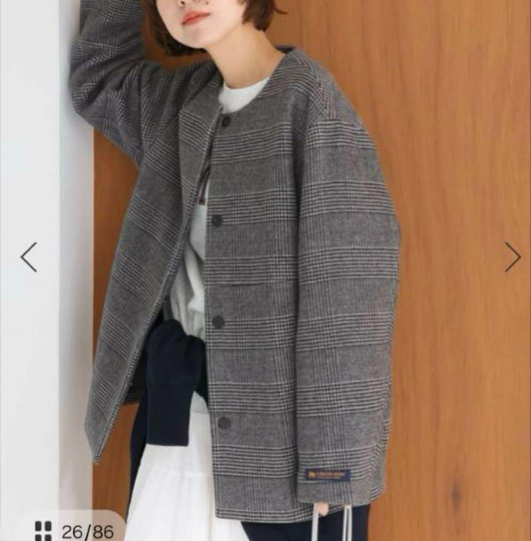 ⭐︎Miku様⭐︎ 新品スーパーファインビーバークルーネックコート　ブラックA 36