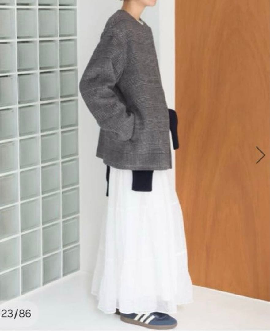 ⭐︎Miku様⭐︎ 新品スーパーファインビーバークルーネックコート　ブラックA 36