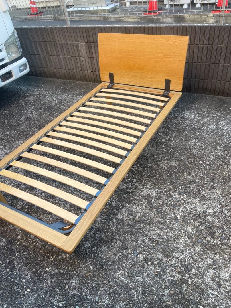 【引取限定】無印良品　ベッド　フレーム　マットレス　シングル　葛飾区