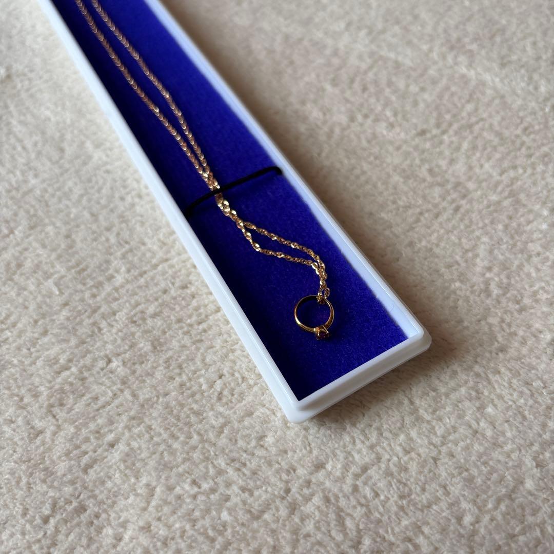 新品未使用　ルビー　ネックレス　マキ