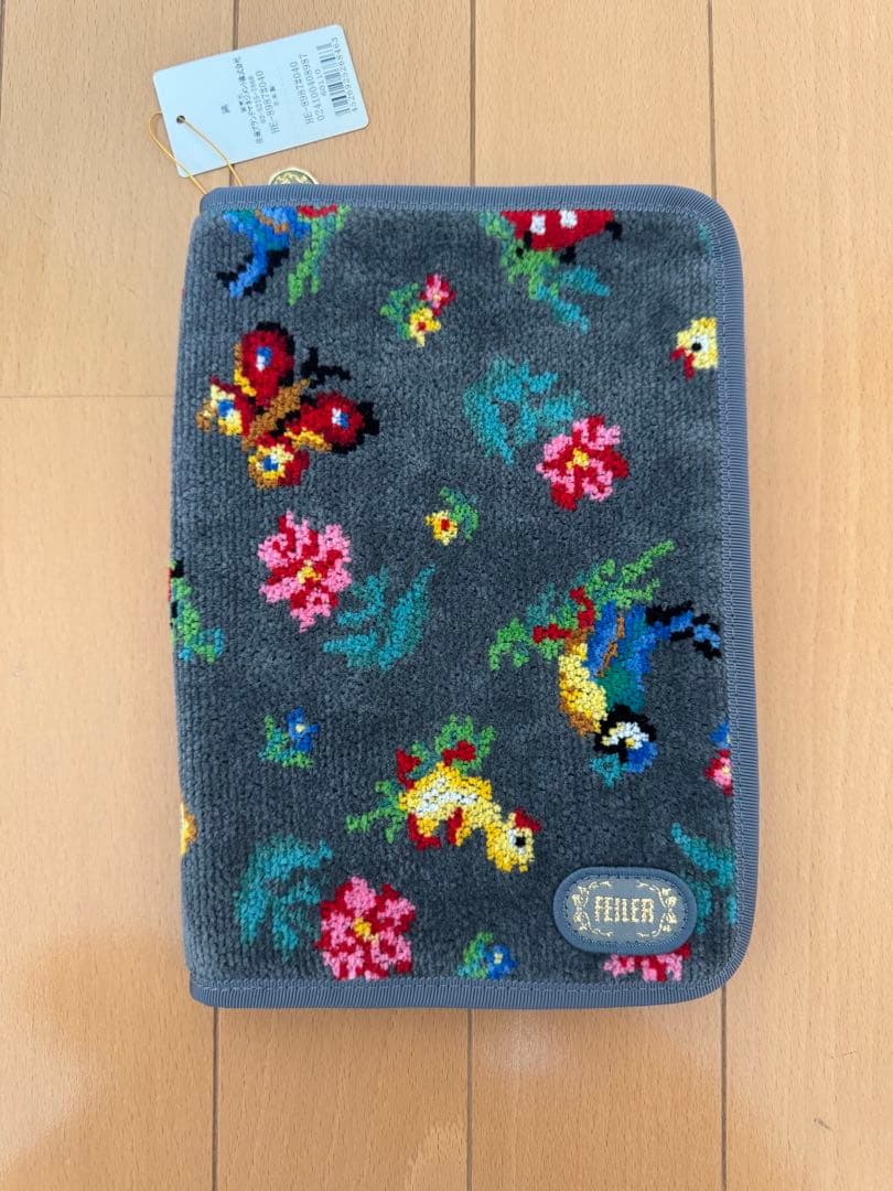 【未使用】FEILER フェイラー ハイジ　グレー マルチケース 　母子手帳入れ