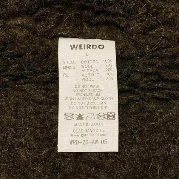希少 極美品 WEIRDO N-1 デッキジャケット カーキL GLADHAND