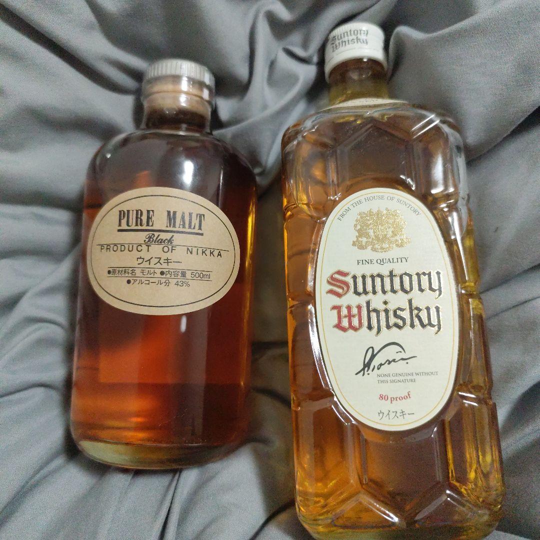 ニッカ ピュアモルトブラック 白角 2本セット