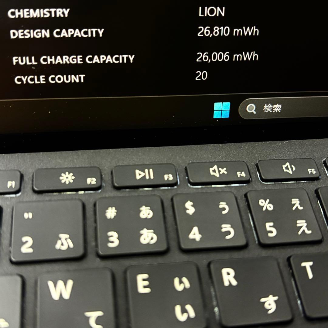 バッテリー良好の美品！Surface Go3 キーボード付き オフィス