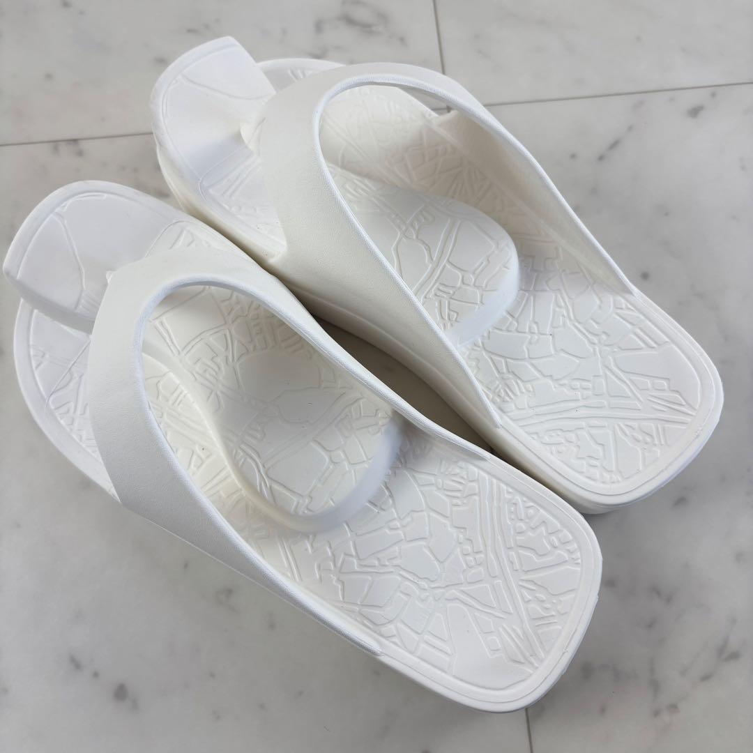 Racbaki ラクバキ イージーサンダル 24SHAS0276 ホワイト S