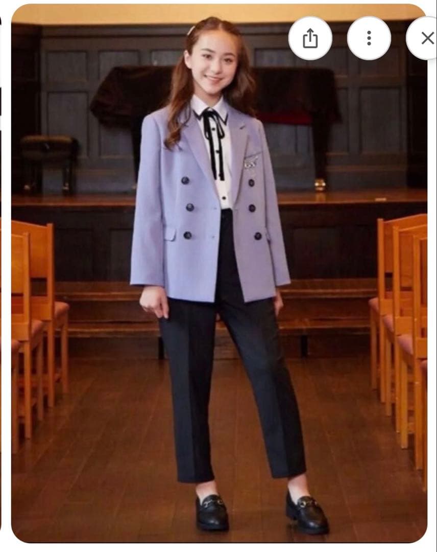 卒業式 165A 女の子 ELLE パンツスーツ