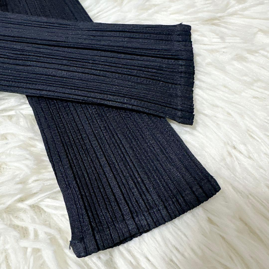 ISSEY MIYAKE イッセイミヤケ プリーツ 長袖 カットソー 黒