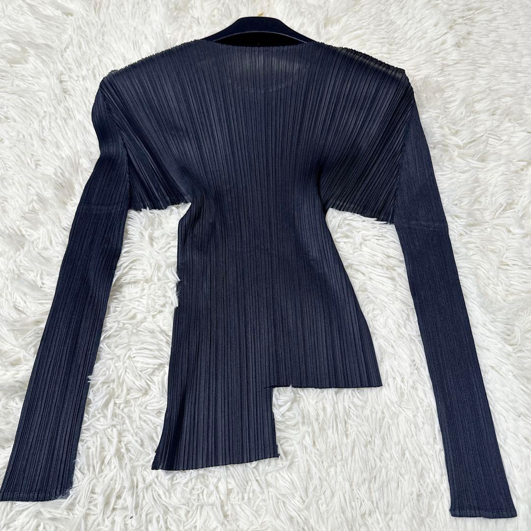 ISSEY MIYAKE イッセイミヤケ プリーツ 長袖 カットソー 黒