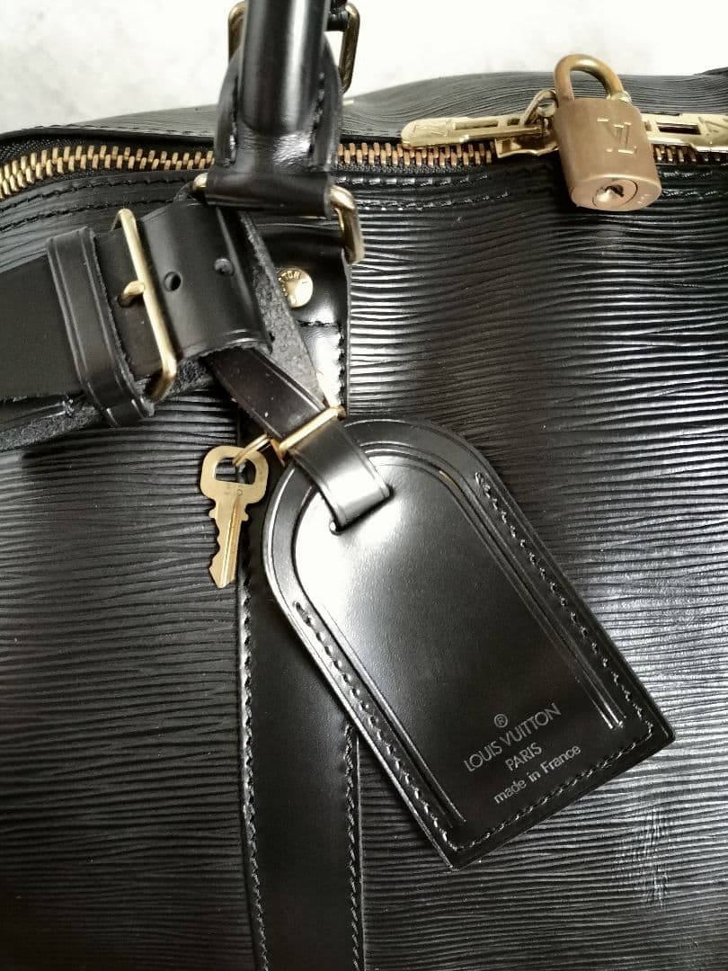 【美品✨】ルイヴィトン ボストンバッグ キーポル55 エピ 黒