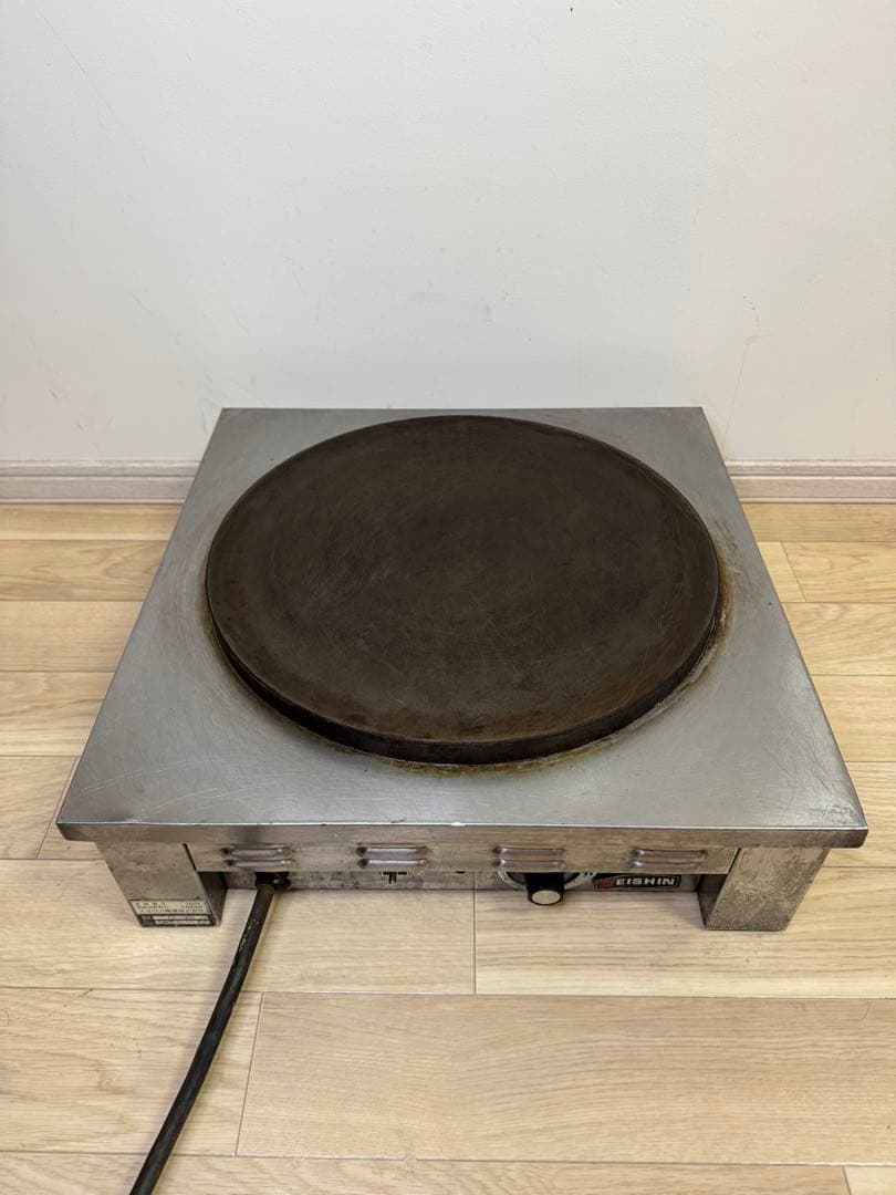 【動作確認済】エイシン 電気式クレープ焼き器 EC-1000（単相100V仕様）