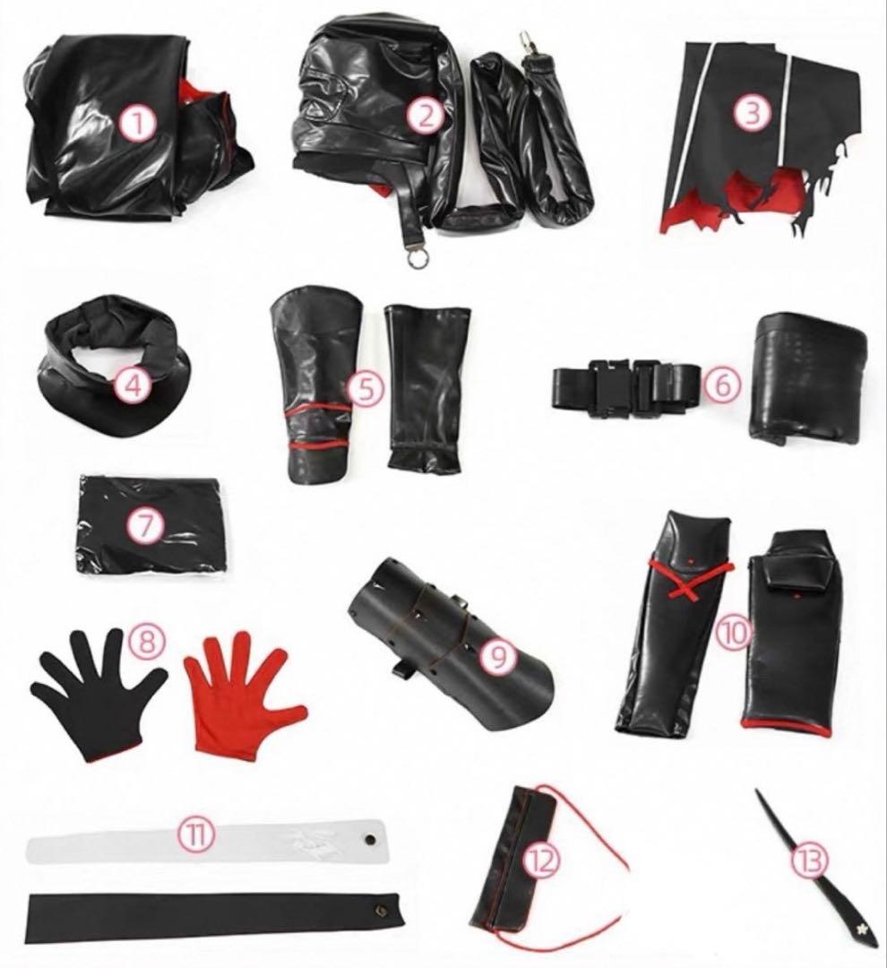 NIKKE 紅蓮 ブラックシャドウ コスプレ 衣装 ウィッグ