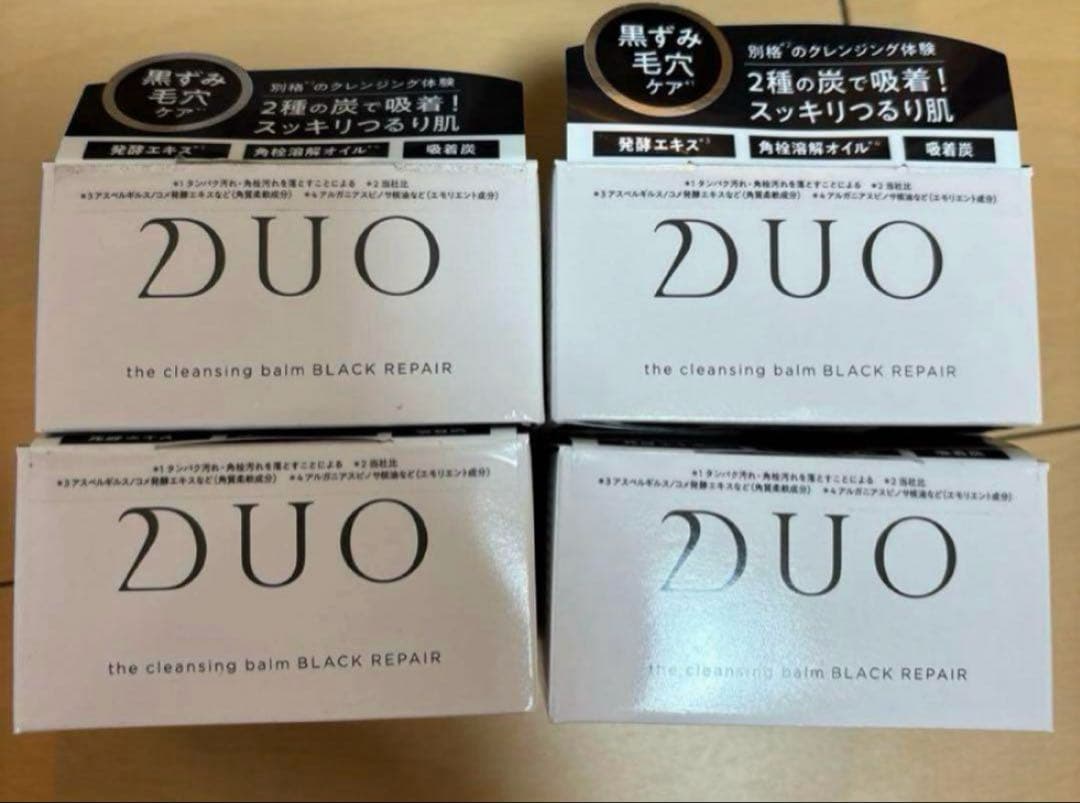 DUO デュオ ザ クレンジングバーム ブラックリペア 90g×4個セット