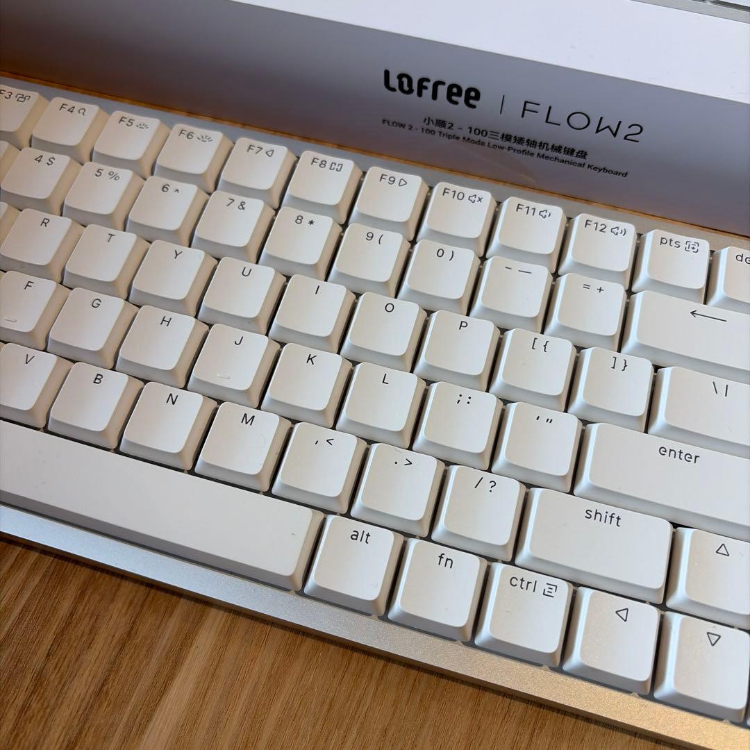 Lofree Flow2 100 シルバー/Surfer（リニア） 技適マーク有