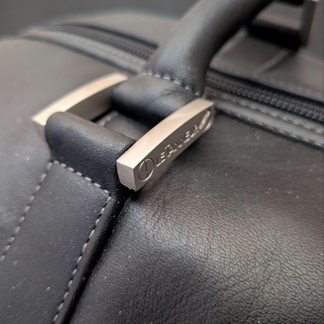 【新品未使用】LE TANNEUR ルタヌア ブラック ボストンバッグ