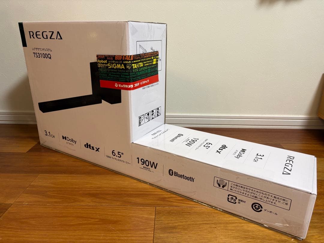 【新品未開封】TVSREGZA TS3100Q サウンドバー　サブウーファー