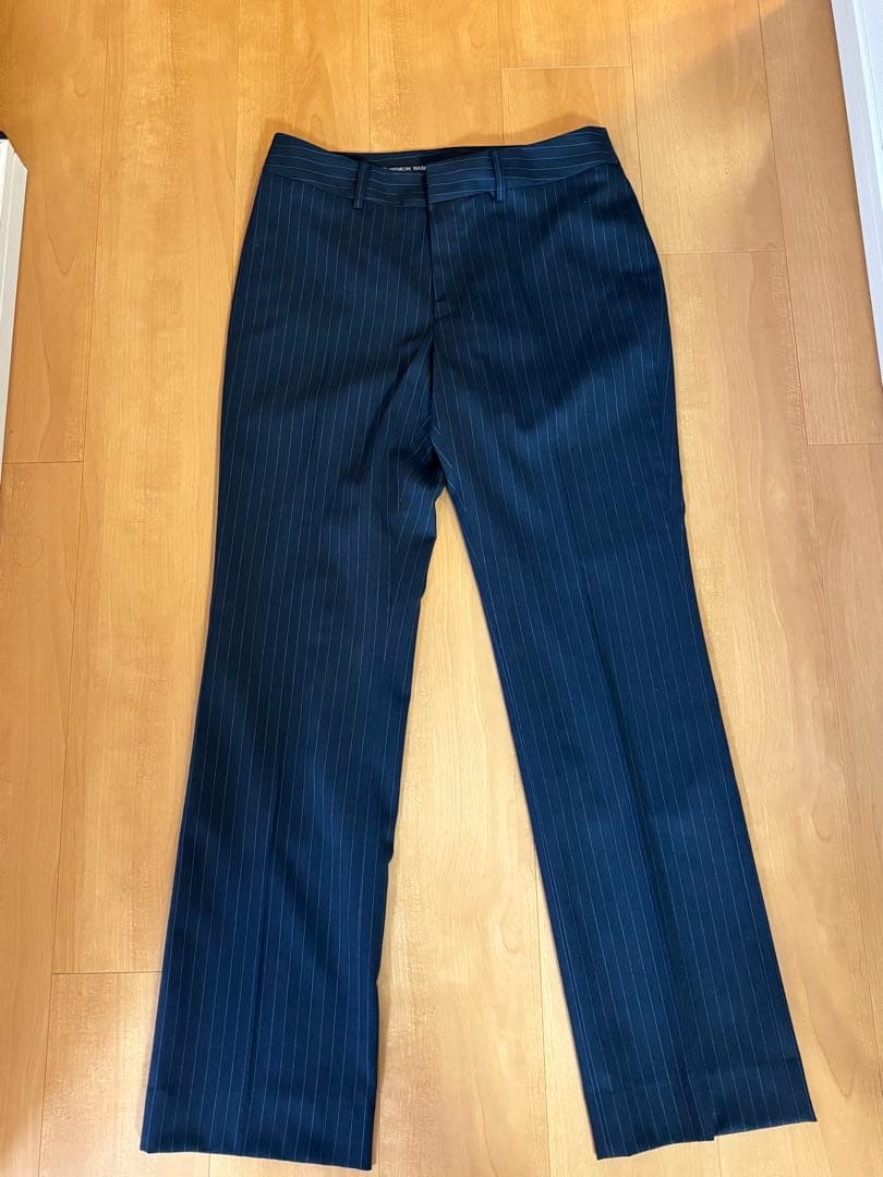 【LES MUES】ネイビー ストライプ スーツ 3点セット　Mサイズ