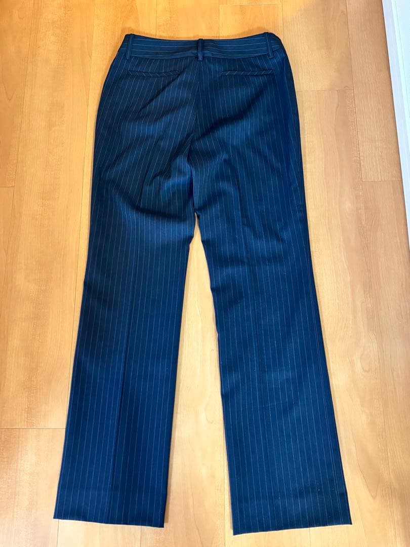 【LES MUES】ネイビー ストライプ スーツ 3点セット　Mサイズ