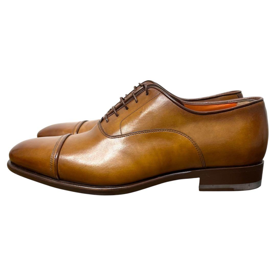 美品　Santoni（サントーニ） ストレートチップ レザーシューズ