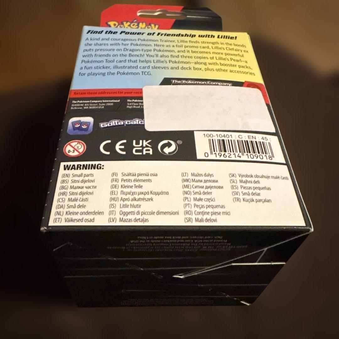 【新品未開封】英語版 ポケカ リーリエ＆ピッピプレミアムトーナメントコレクション