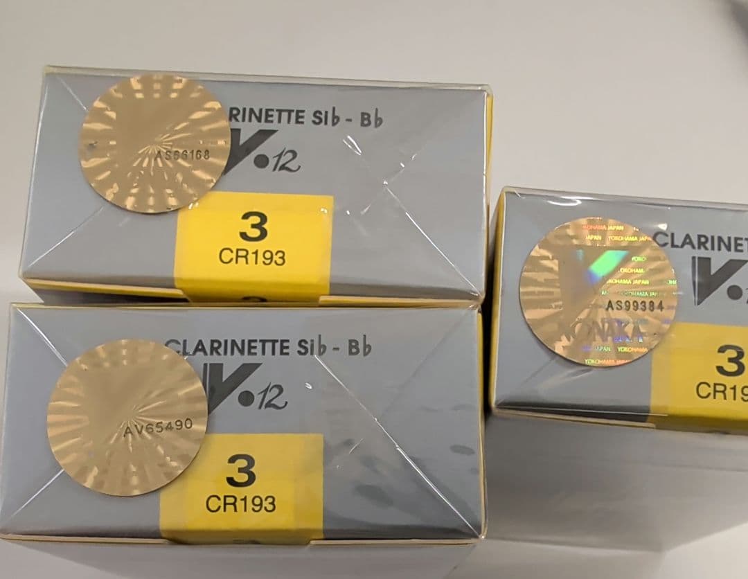 タ*カ様 Vandoren V12 クラリネット3 　3箱