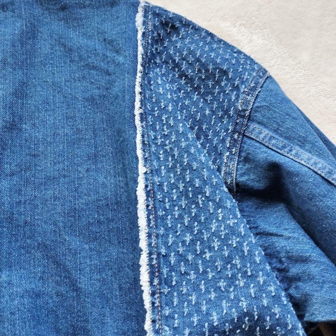 完売品 2025年 ニコアンド リメイクカバーオール デニムジャケット