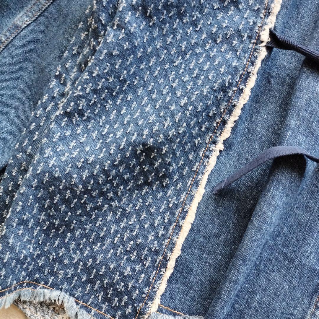 完売品 2025年 ニコアンド リメイクカバーオール デニムジャケット