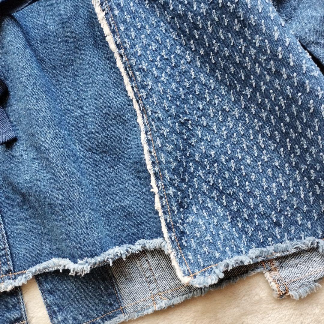 完売品 2025年 ニコアンド リメイクカバーオール デニムジャケット