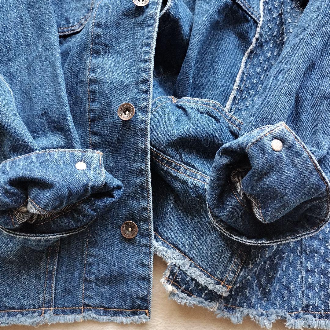 完売品 2025年 ニコアンド リメイクカバーオール デニムジャケット