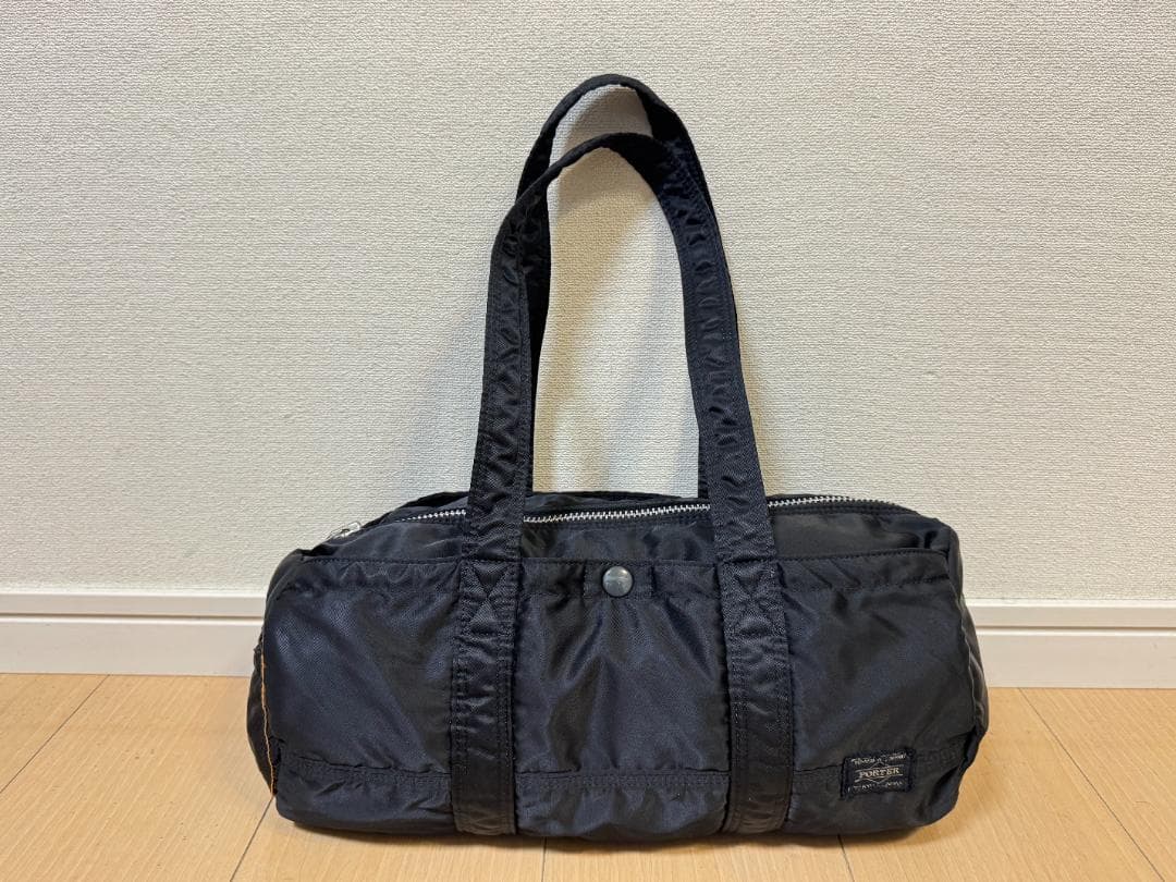 PORTER ポーター タンカー ドラムバッグ ミニボストンバッグ 黒