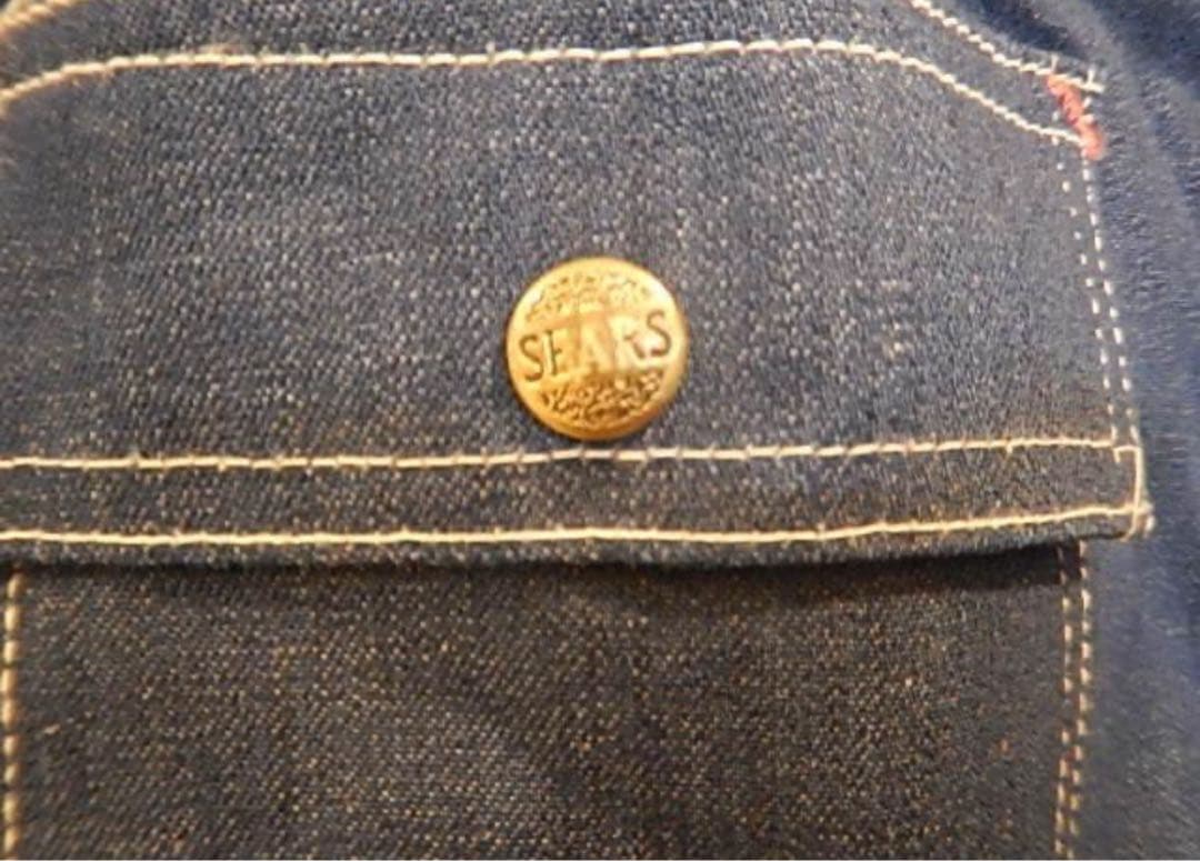 Sears シアーズ　70s後半〜80s前半デニムカバーオール　デッドストック