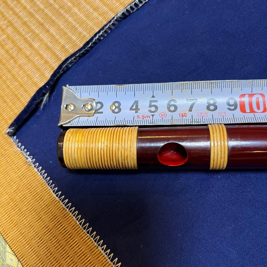 篠笛 笛㐂知 古典調 総籐巻 全長50cm 笛袋付