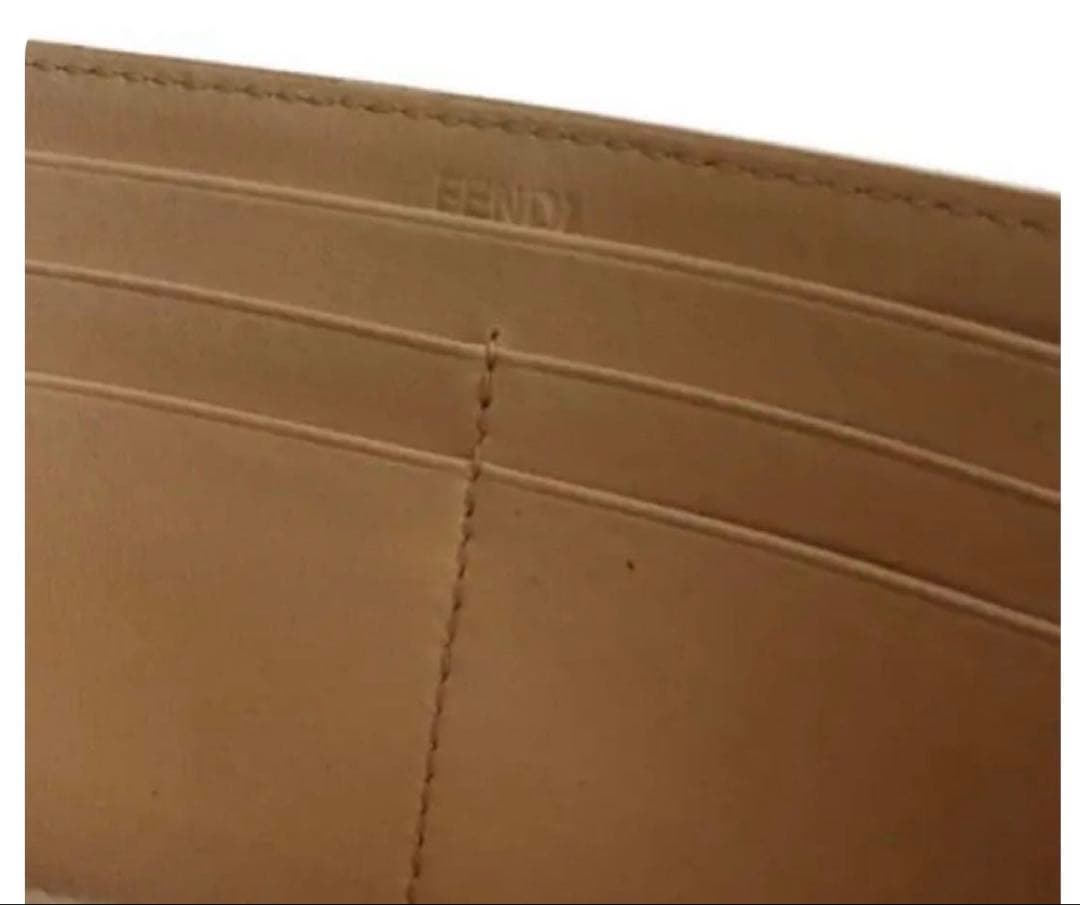 FENDI 長財布 ピンク ブラウン FFロゴ