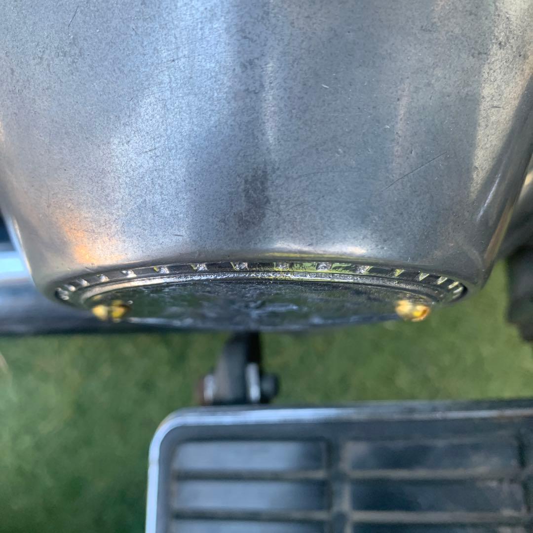 ハーレーアルミ砂型 ポイントカバービンテージタイプ真鍮ネジ