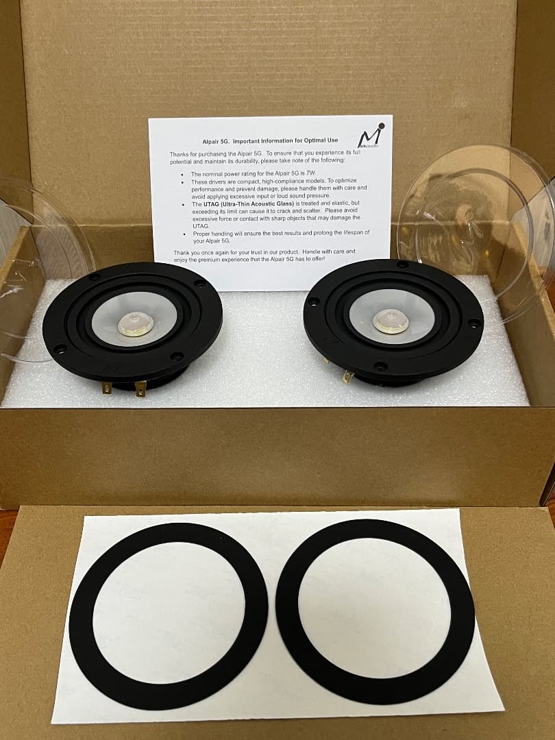 MarkAudio 8cmフルレンジ Alpair5G(ペア)