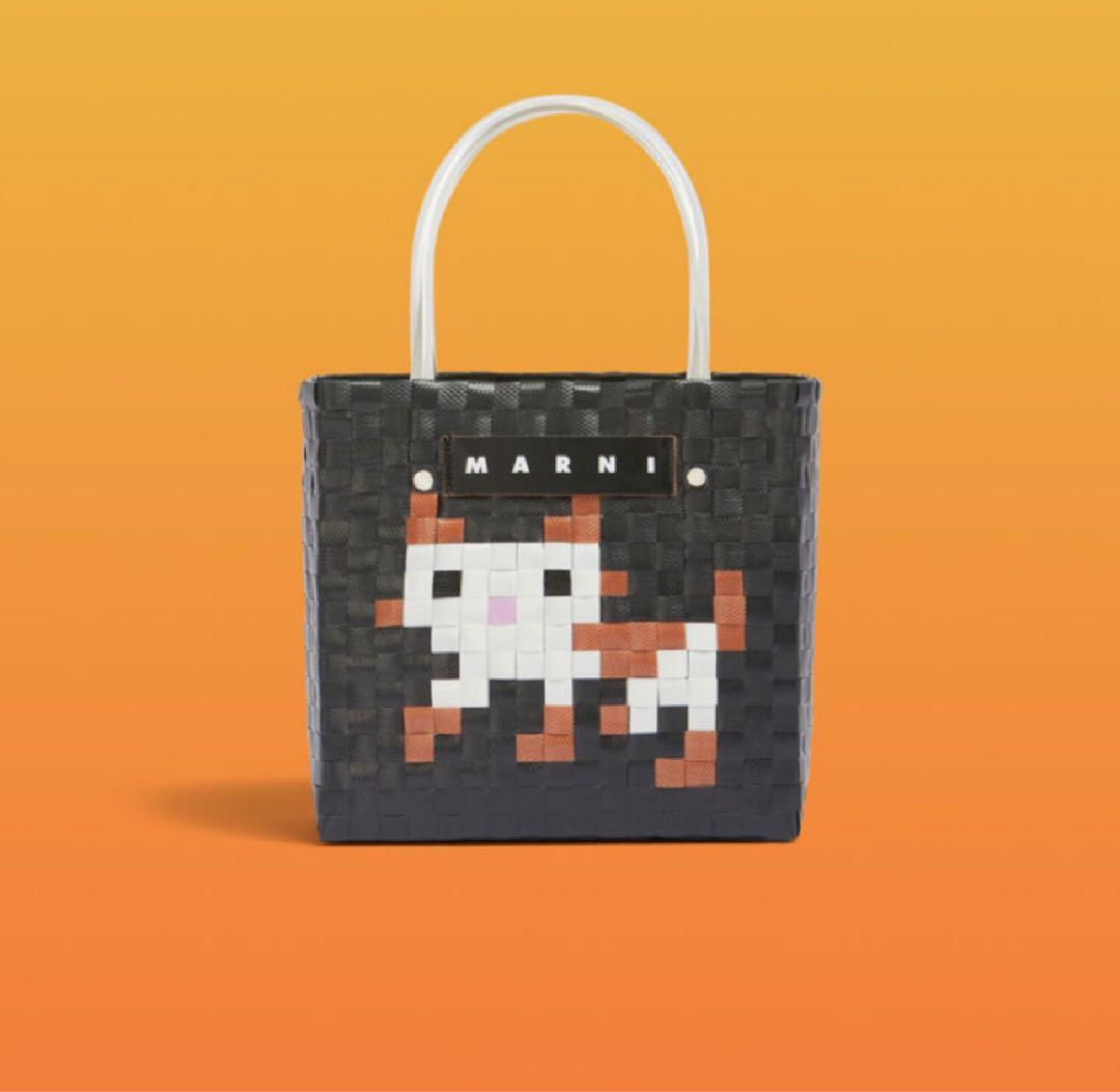 マルニ　MARNI MARKET ANIMAL BASKET バッグ　ねこ　猫