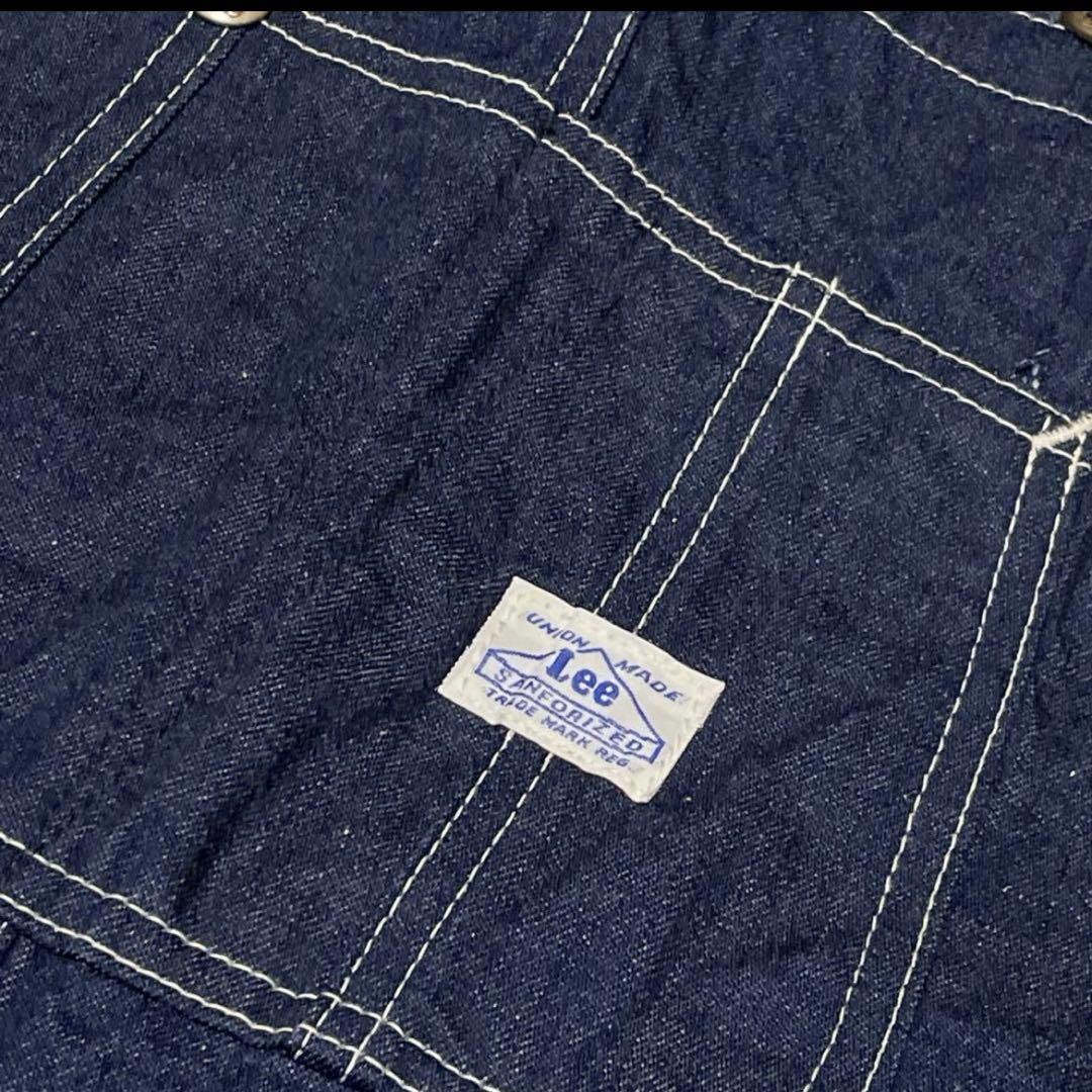 ほぼ新品★leeハウスタグオーバーオール★アーカイブス★40s復刻★濃紺☆日本製
