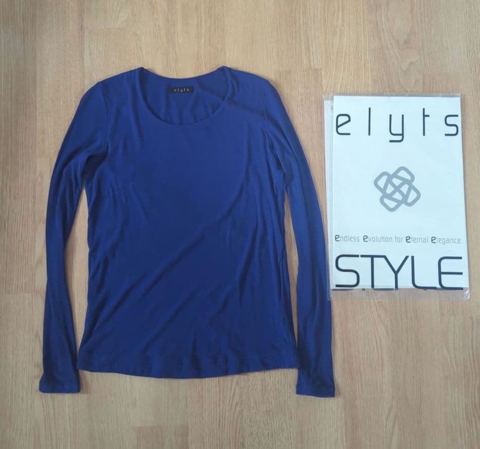 elyts STYLE BASIC　エリッツ　コットンボイル ガーゼ　カットソー