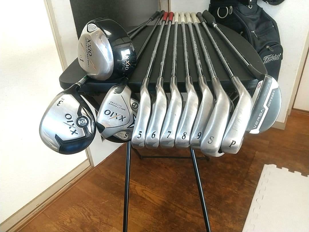 XXIO 豪華11本 ゴルフクラブセット オデッセイパター キャディバッグ付き