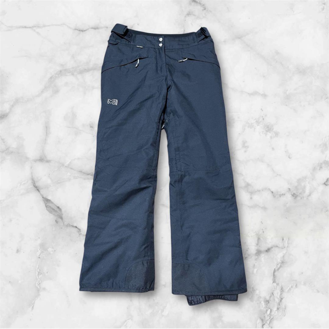 MILLET レディース スキーウェア M 上下セット ブルー 裾上げ済 防水