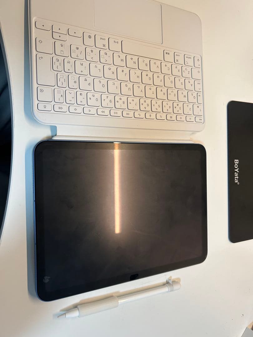 iPad 第10世代 ブルー Appleキーボード・Apple Pencil付き