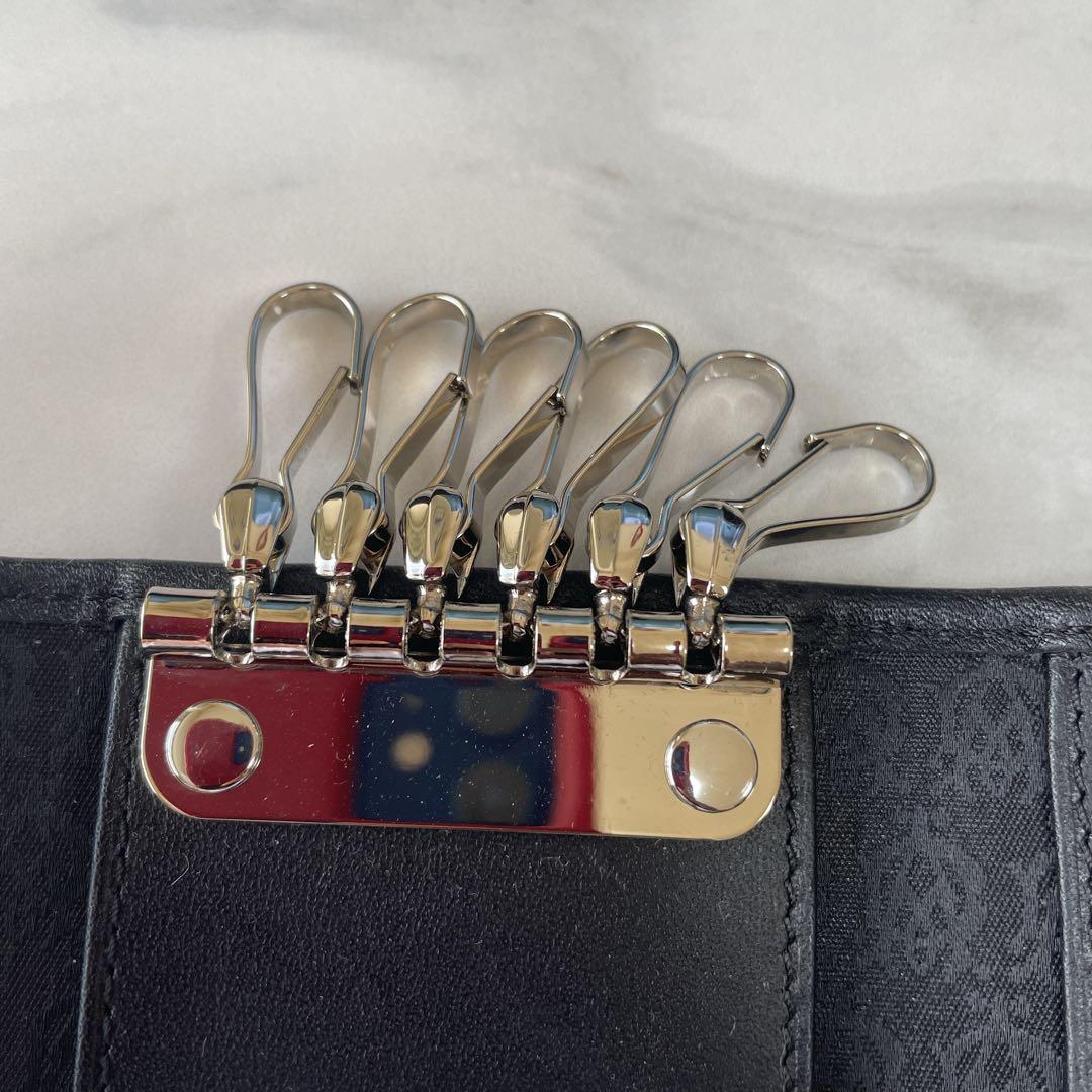 【未使用級】ダンヒル　キーケース　6P PVC レザー