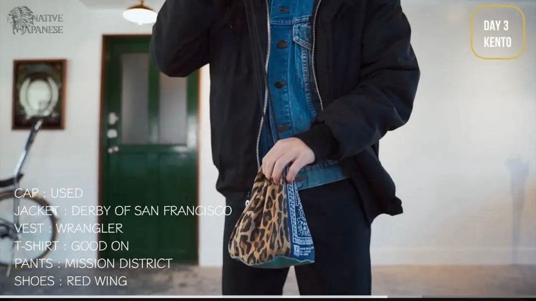 セール中　KOUHEI TERRA IBandana巾着　ネイティブジャパニーズ