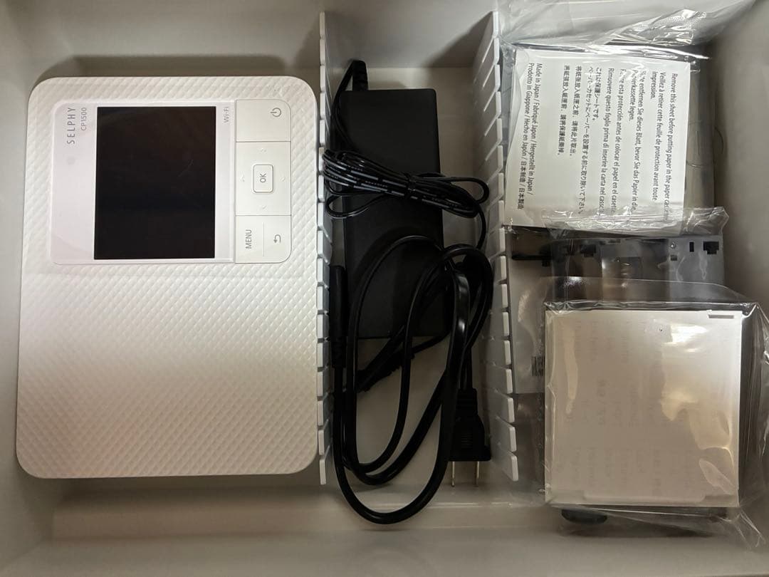 Canon SELPHY CP1500 ホワイト 本体