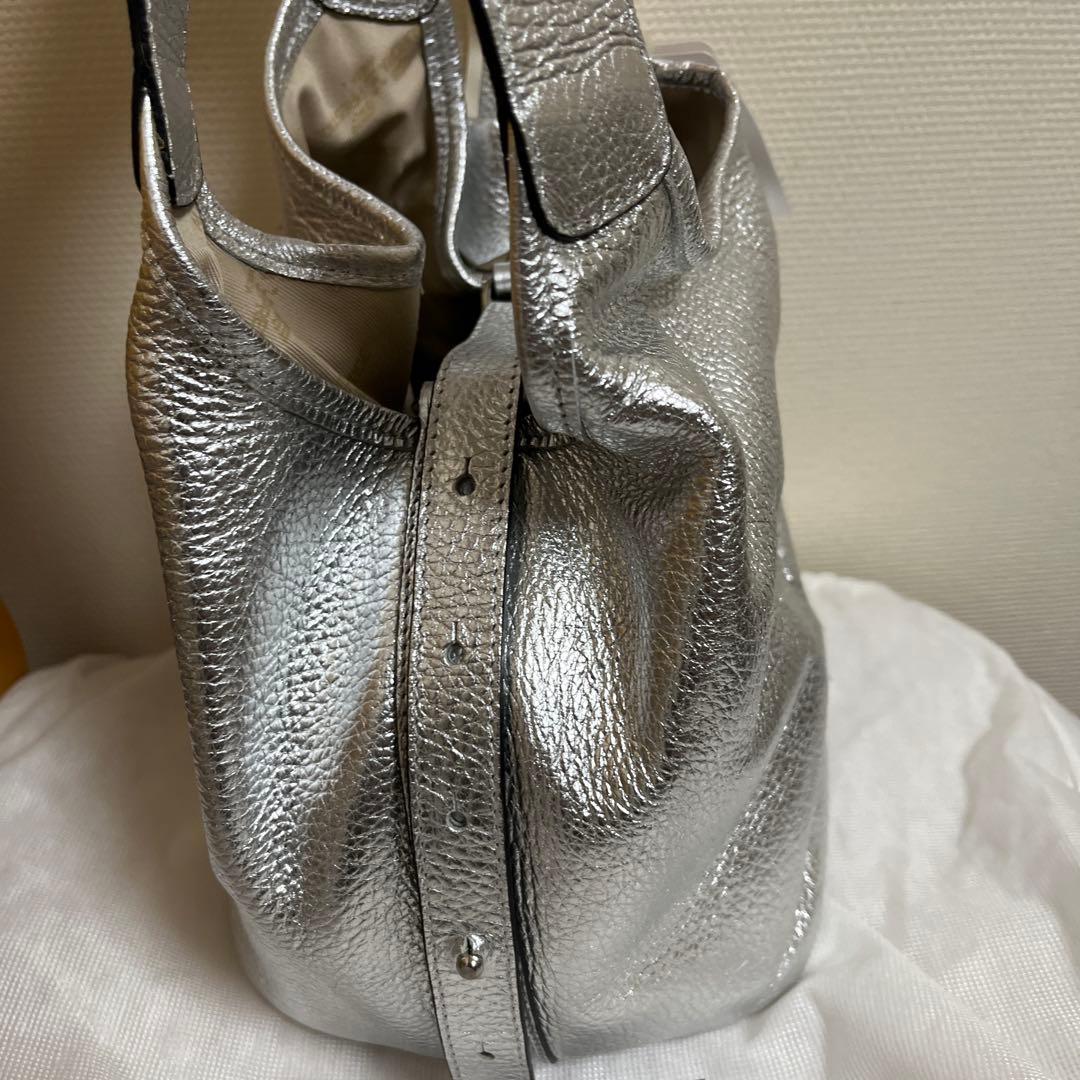 AURORA PRESTIGE シルバーハンドバッグ