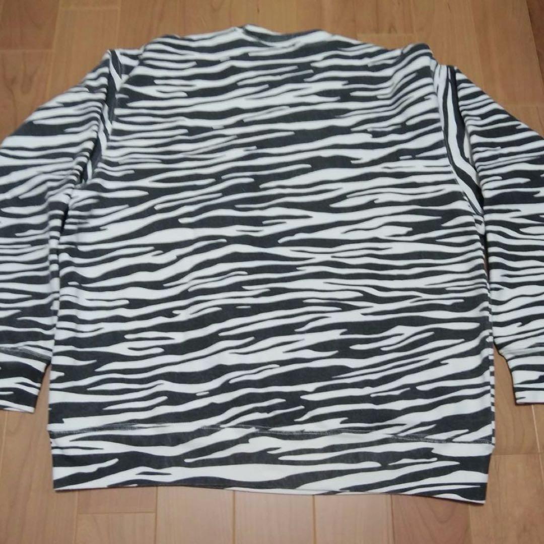 キムタク着 Supreme Box Logo Crewneck Zebra L