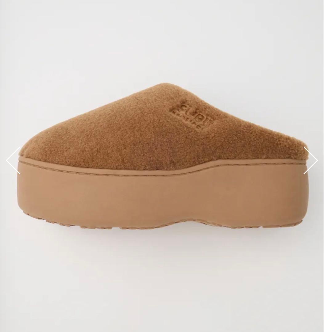 MOUSSY SUBU F/FUR CROG ブーツ M 23.5cm 24cm